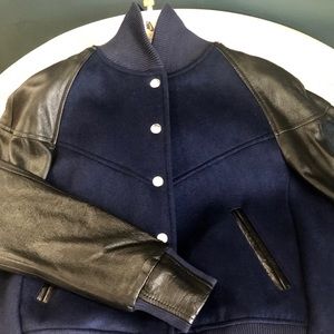 Nikelab X Sacai Navy Tech Destroyer Jacket